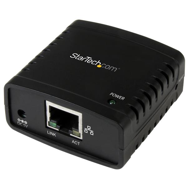 StarTech 10/100Mbps Ethernet to USB 2.0 Network LPR Print Server(PM1115U2) - 1