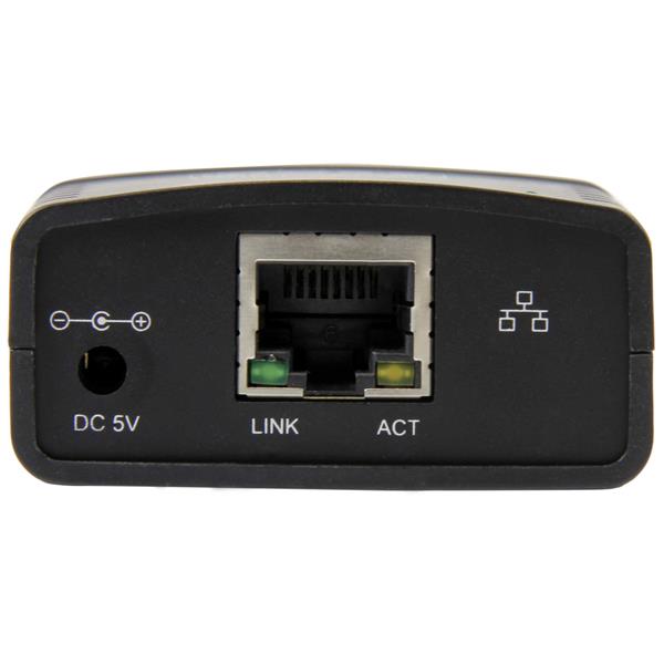 StarTech 10/100Mbps Ethernet to USB 2.0 Network LPR Print Server(PM1115U2) - 3
