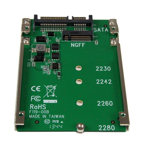 StarTech M.2 NGFF SSD to 2.5in SATA Adapter Converter(SAT32M225) - 2