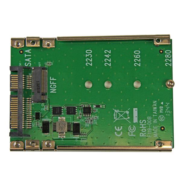 StarTech M.2 NGFF SSD to 2.5in SATA Adapter Converter(SAT32M225) - 3