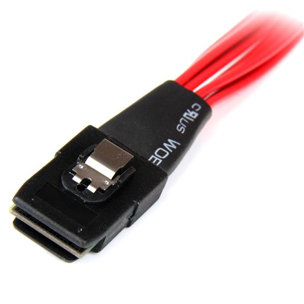 StarTech 50cm Serial Attached SCSI Mini SAS Cable SFF8087 to 4x SFF8482(SAS808782P50) - 2