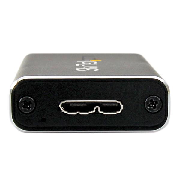 StarTech M.2 NGFF SATA Enclosure - USB 3.1 (10Gbps) with USB C Cable(SM21BMU31C3) - 3