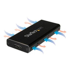 StarTech M.2 NGFF SATA Enclosure - USB 3.1 (10Gbps) with USB C Cable(SM21BMU31C3) - 4