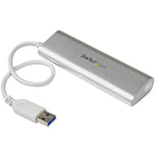 StarTech 4 Port Portable USB 3.0 Hub w/ Built-in Cable - Travel USB Hub(ST43004UA) - 2