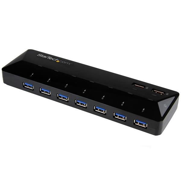 StarTech 7 Port USB 3.0 Hub plus two 2.4A Dedicated Fast Charging Ports(ST93007U2C) - 1