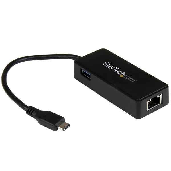 StarTech USB 3.1 USB-C to Gigabit Network Adapter with Extra USB Port(US1GC301AU) - 1