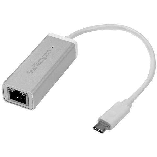 StarTech USB-C to Gigabit Network Adapter w/ Aluminum Housing - Silver(US1GC30A) - 1