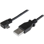 StarTech 3 ft Right Angle Micro-USB Charge & Sync Cable M/M 30/24 AWG(USBAUB1MRA) - 1