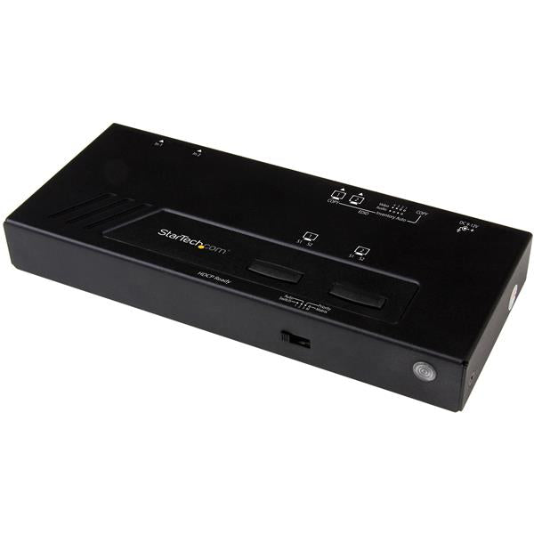 StarTech 2x2 HDMI Matrix Switch - 4K with Fast Switching & Auto-Sensing(VS222HD4K) - 1