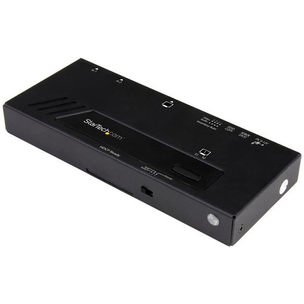 StarTech 2-Port HDMI Automatic Video Switch - 4K with Fast Switching(VS221HD4KA) - 1