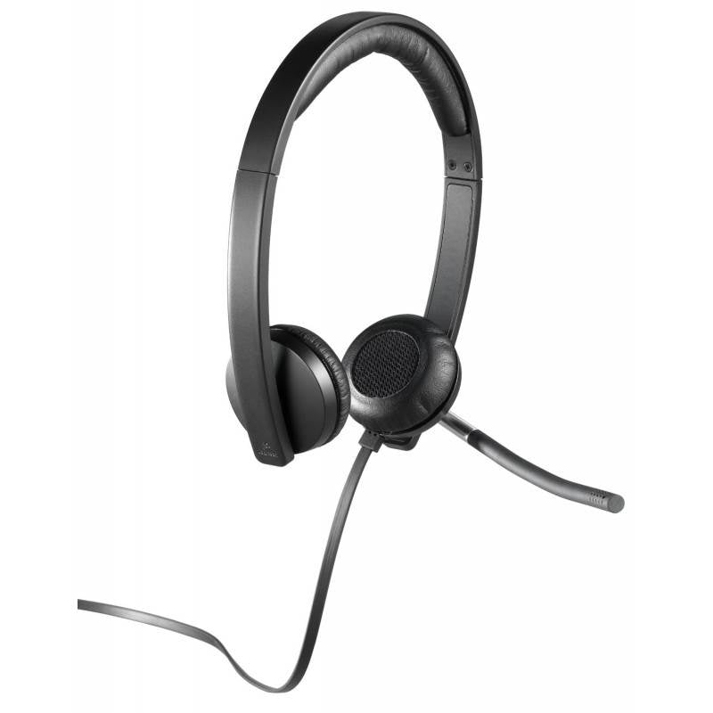 Logitech H650E USB Stereo Headset(981-000545) - 1