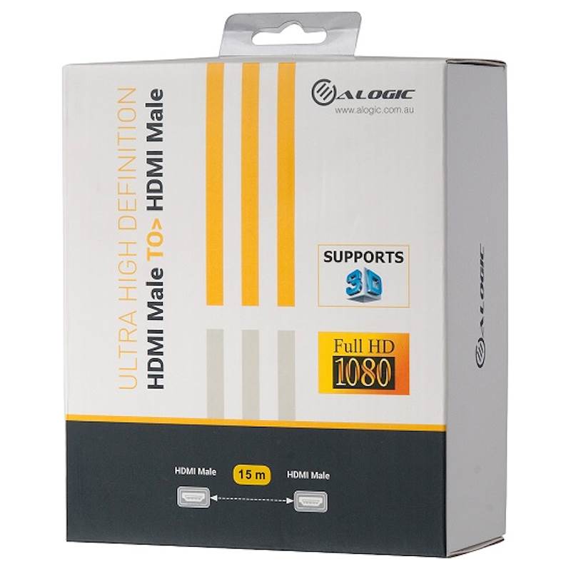 Alogic 15m Pro Series High Speed HDMI Cable with Ethernet Ver 2.0 - (M/M)(HDMI-15-MM-V4) - 2