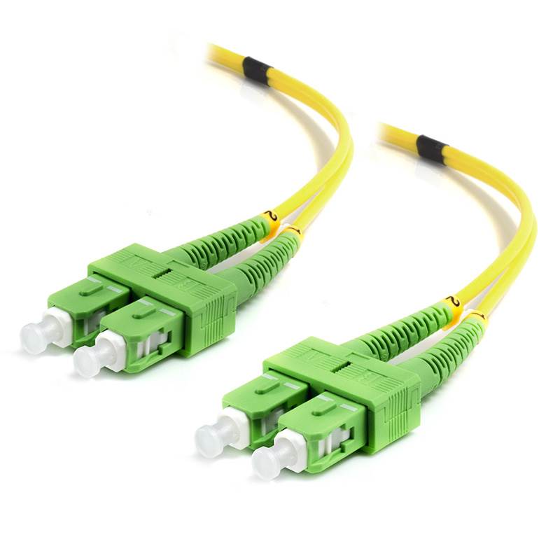 Alogic 10M SCA-SCA Single Mode Duplex LSZH Fibre Cable 09/125 OS2(SCASCA-10-OS2) - 1