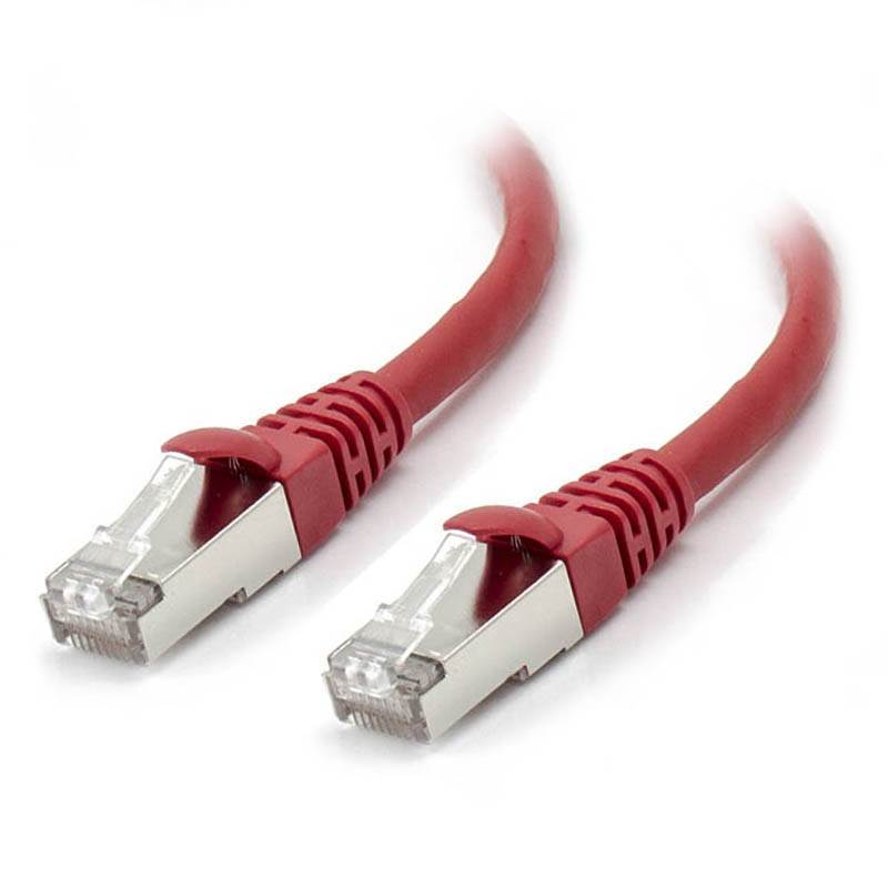 Alogic 2m Red 10GbE Shielded CAT6A LSZH Network Cable(C6A-02-Red-SH) - 1