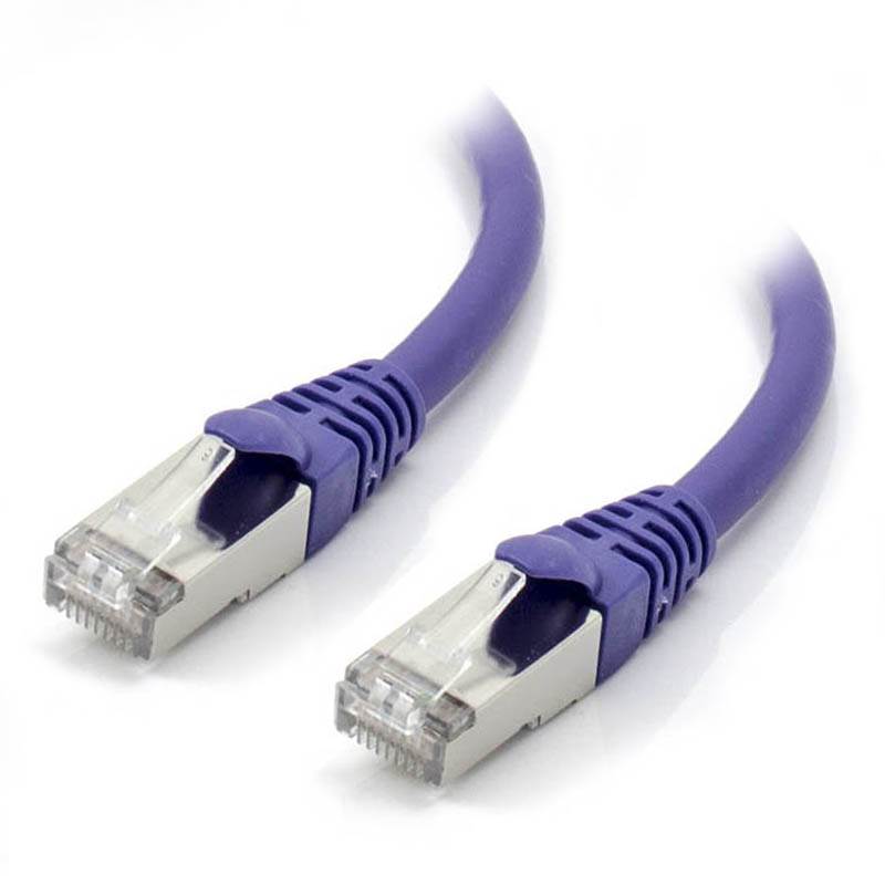Alogic 1m Purple 10GbE Shielded CAT6A LSZH Network Cable(C6A-01-Purple-SH) - 1