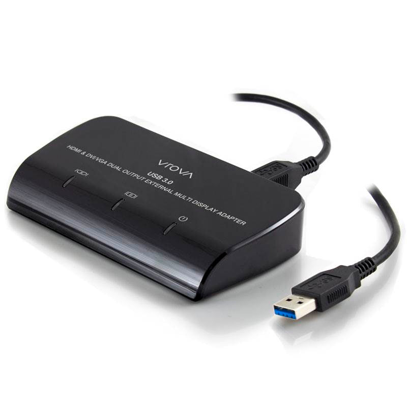 Alogic USB 3.0 to HDMI and DVI/VGA Dual Output External Multi Display Adapter(U32HDDVVG) - 1