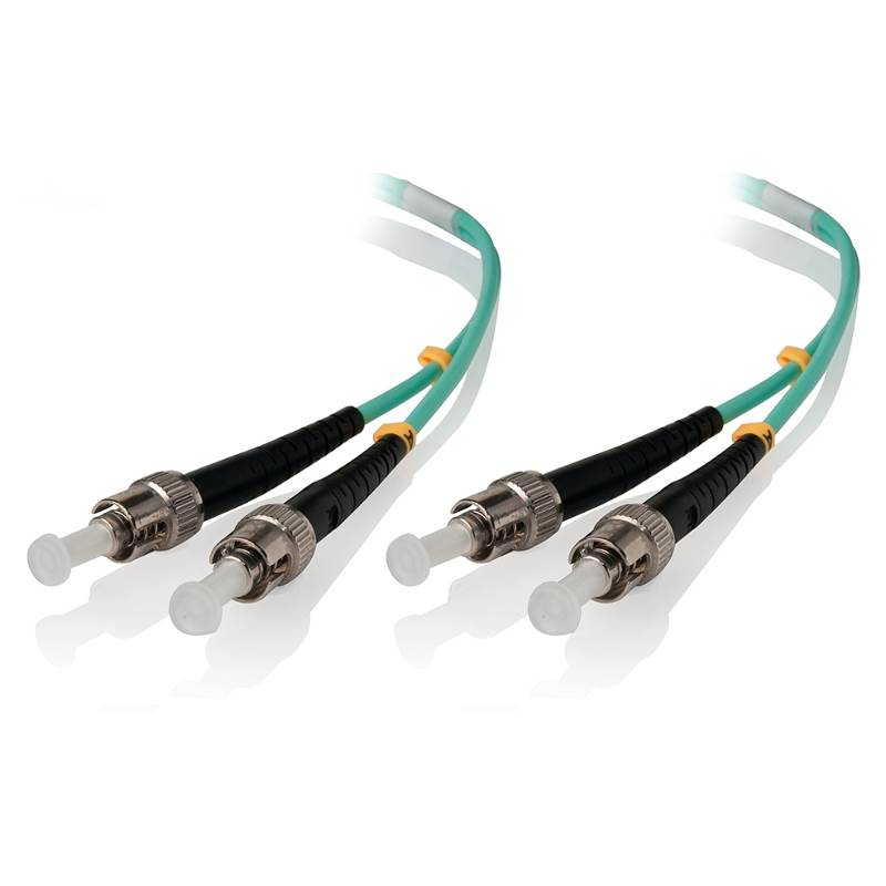 Alogic 0.5m STST 10G Multi Mode Duplex LSZH Fibre Cable 50/125 OM3(STST-0.5-OM3) - 1
