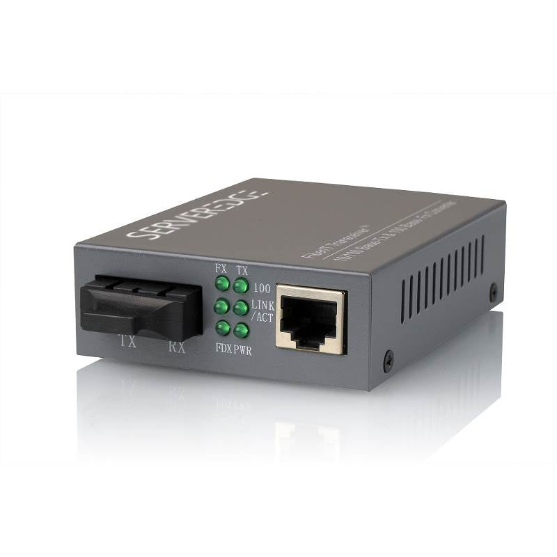 Serveredge 10/100BaseTX to 100BaseFX Multimode SC Fibre (2km)(SED-100MSC) - 1
