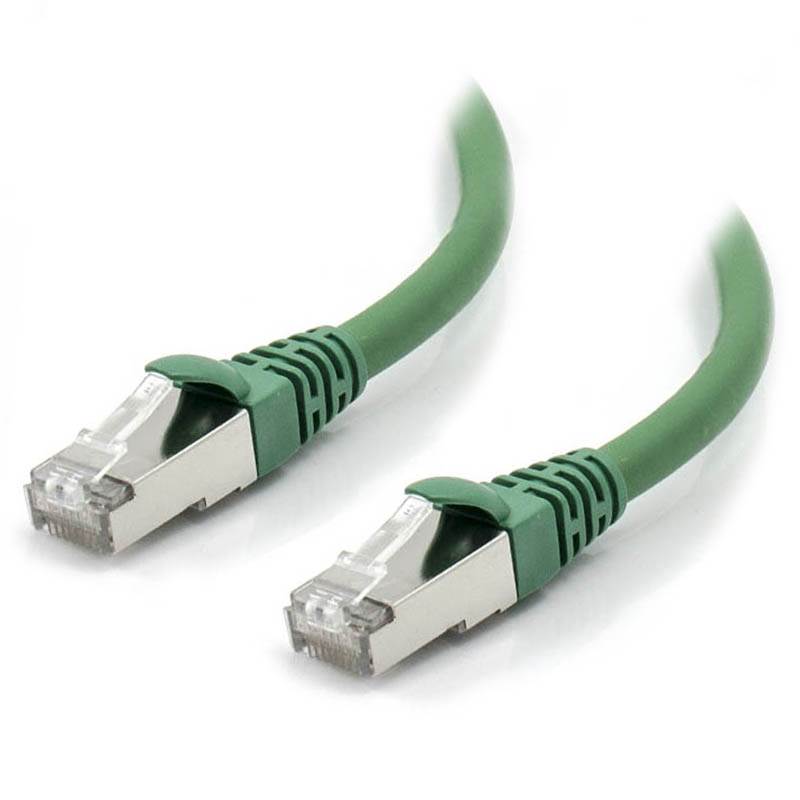 Alogic 0.3m Green 10G Shielded CAT6A LSZH Network Cable(C6A-0.3-Green-SH) - 1
