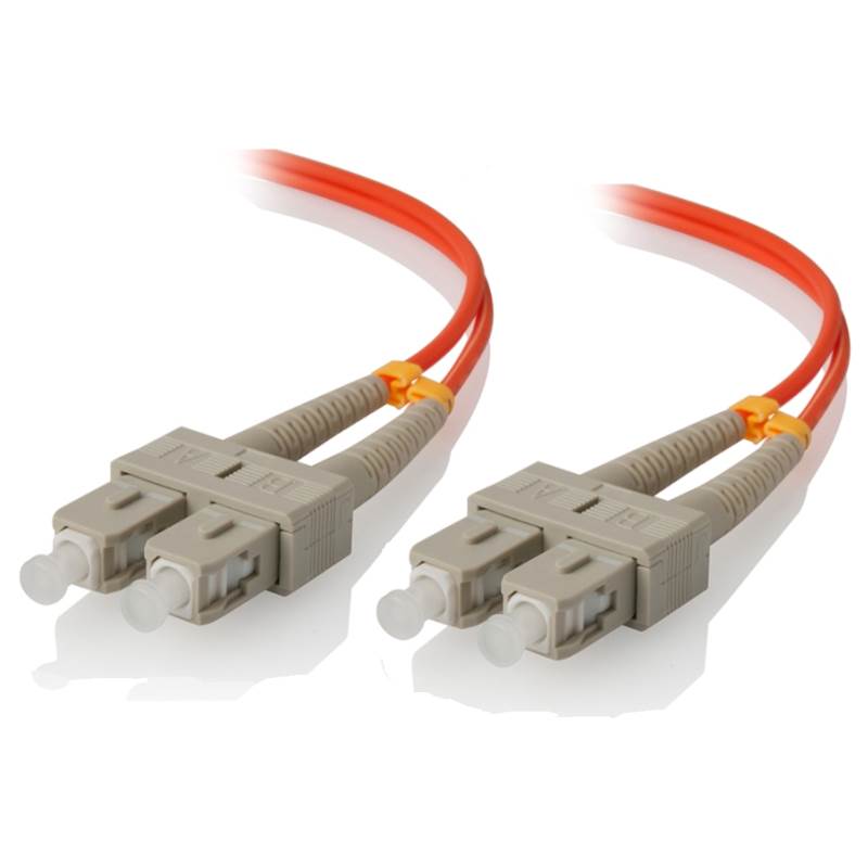 Alogic 10m SCSC Multi Mode Duplex LSZH Fibre Cable 62.5/125 OM1(SCSC-10-OM1) - 1