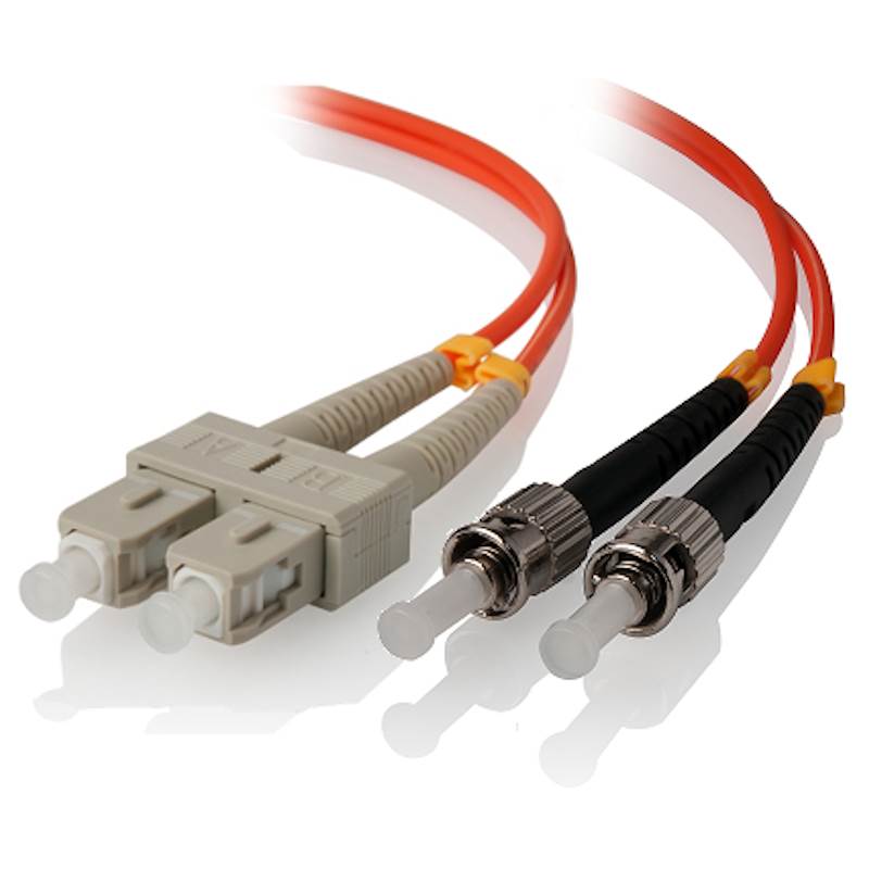 Alogic 10m SCST Multi Mode Duplex LSZH Fibre Cable 62.5/125 OM1(SCST-10-OM1) - 1