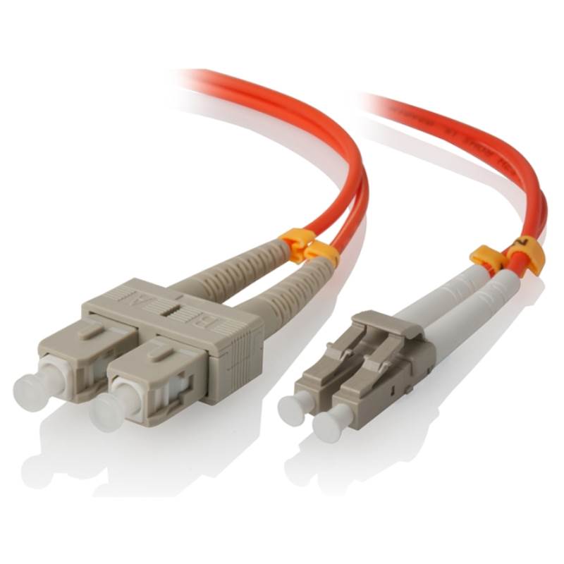 Alogic 15m LCSC Multi Mode Duplex LSZH Fibre Cable 62.5/125 OM1(LCSC-15-OM1) - 1