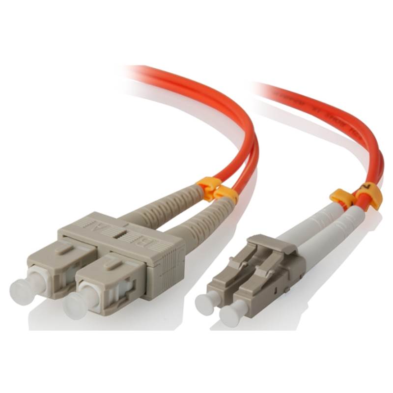 Alogic 1m LCSC Multi Mode Duplex LSZH Fibre Cable 62.5/125 OM1(LCSC-01-OM1) - 1