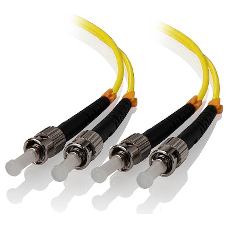 Alogic 2m STST Single Mode Duplex LSZH Fibre Cable 09/125 OS1(STST-02-OS1) - 1