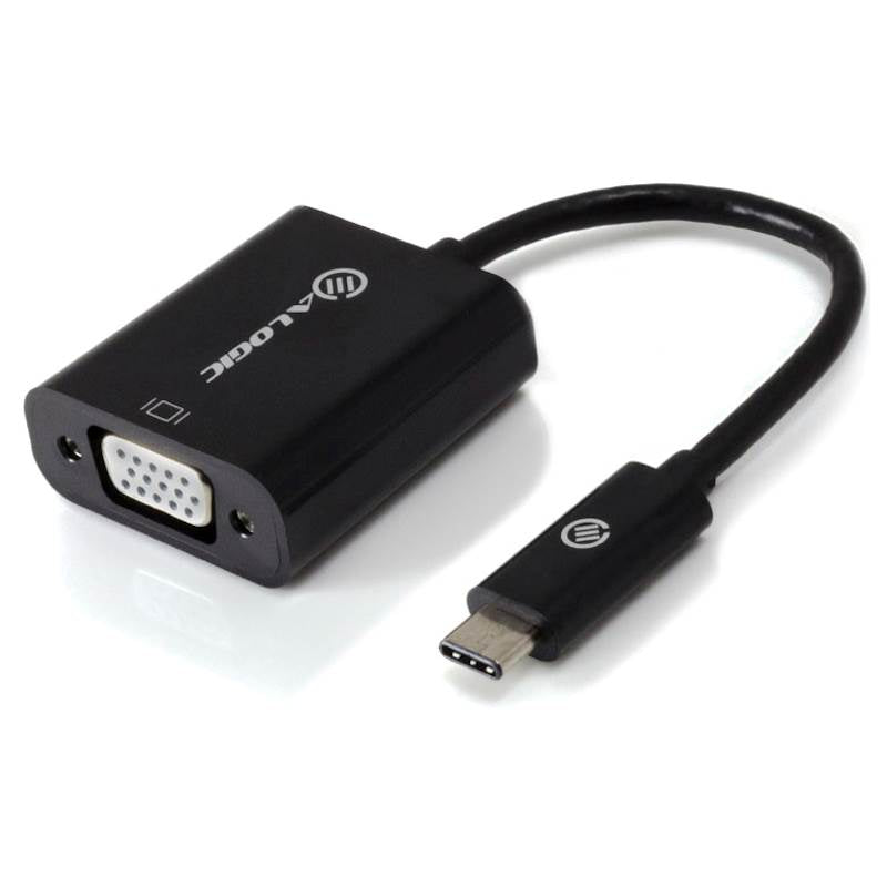 Alogic 10cm USBC to VGA Adapter Black(UCVGA-ADP) - 1