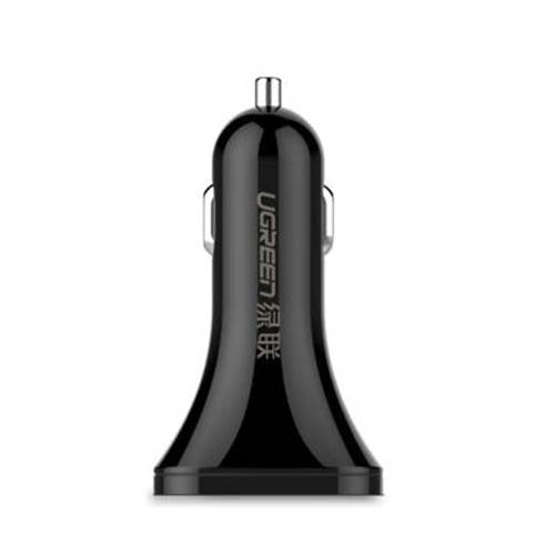 Ugreen 29W 3 Port USB Car Charger - Black(ACBUGN40284) - 1