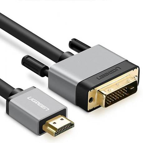 Ugreen 10M HDMI Male to DVI Male Cable(ACBUGN20891) - 1