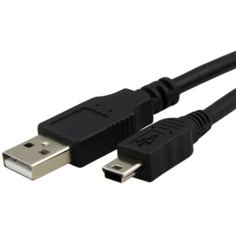 Astrotek Type A Male to Mini B Male USB 2.0 Cable 1m - Black(AT-USB-A-MINI-1M) - 1