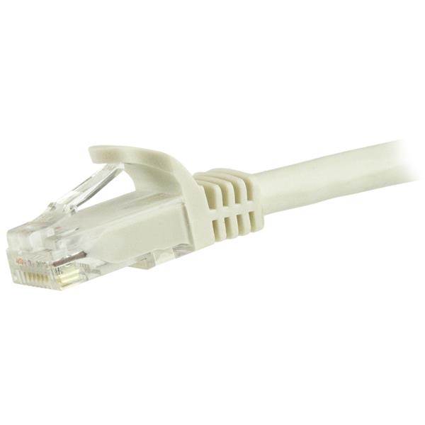 StarTech CAT6 Ethernet Cable 10m White 650MHz 100W Snagless Patch Cord(N6PATC10MWH) - 2