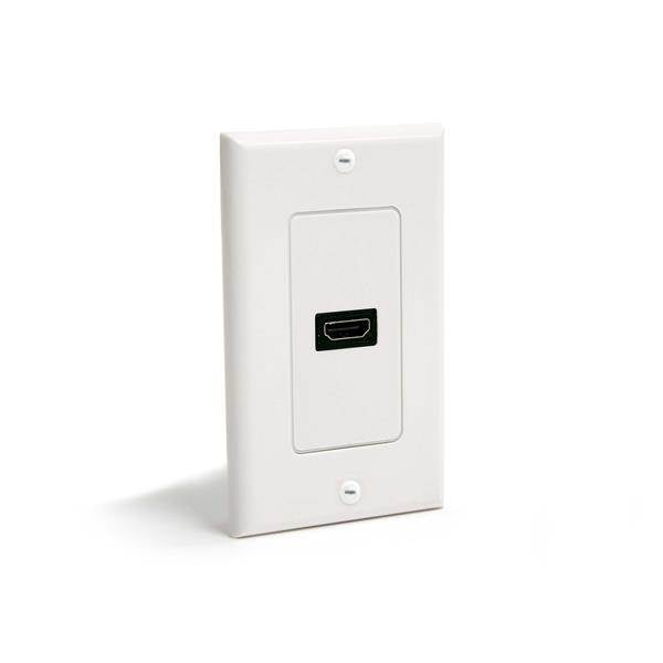 StarTech Single Outlet HDMI Female Wall Plate - White(HDMIPLATE) - 1