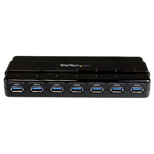 StarTech 7-Port SuperSpeed USB 3.0 Hub with Adapter(ST7300USB3B) - 1