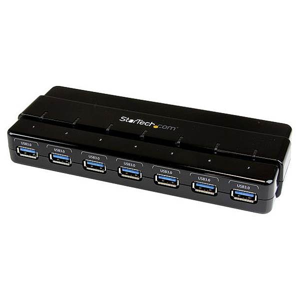 StarTech 7-Port SuperSpeed USB 3.0 Hub with Adapter(ST7300USB3B) - 2