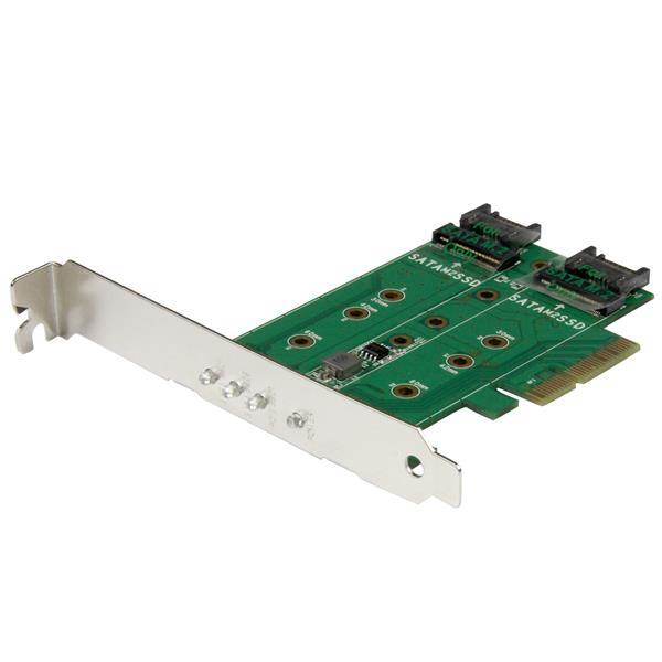 StarTech 3-Port M.2 SSD (NGFF) Adapter Card(PEXM2SAT32N1) - 2