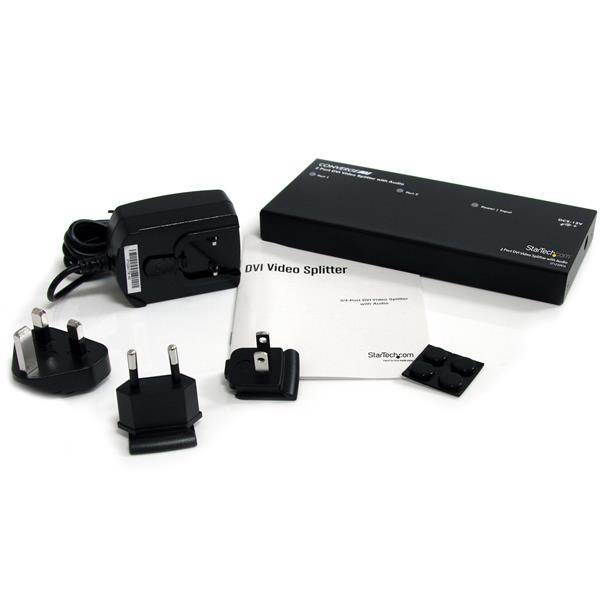 StarTech 2-Port DVI Video Splitter with Audio(ST122DVIA) - 4