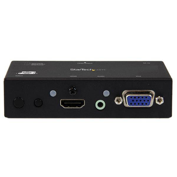 StarTech 2-to-1 HDMI + VGA to HDMI Converter Switch(VS221VGA2HD) - 2