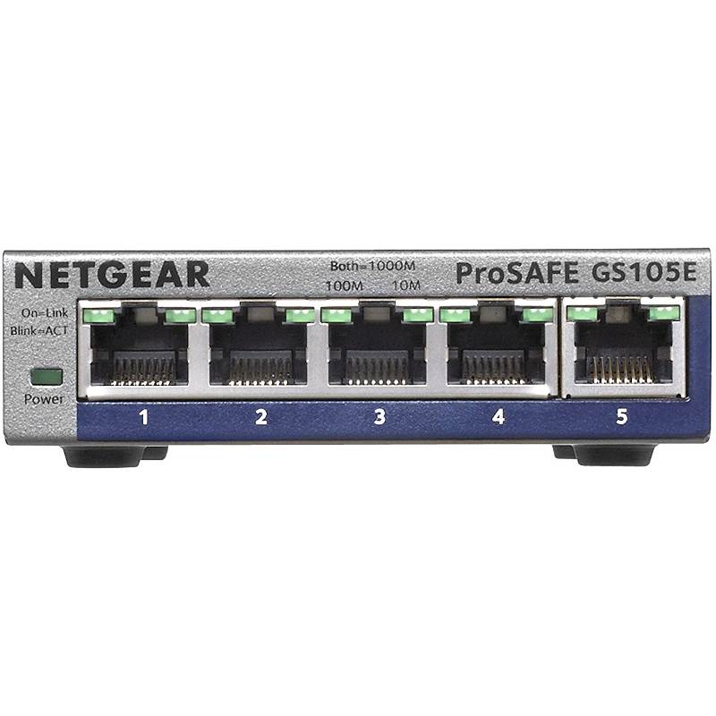 Netgear GS105E Prosafe Plus 5 Port Gigabit Switch(GS105E-200AUS) - 2