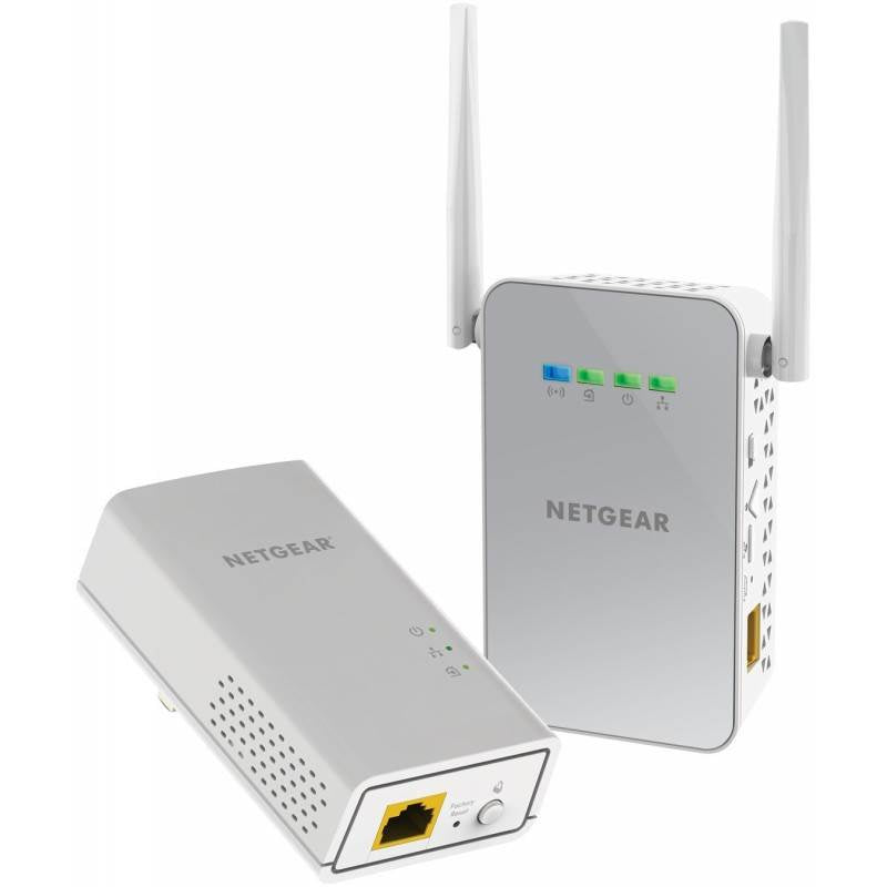Netgear PLW1000 Gigabit Ethernet & Wireless 802.11ac Powerline Adapter Kit(PLW1000-100AUS) - 1