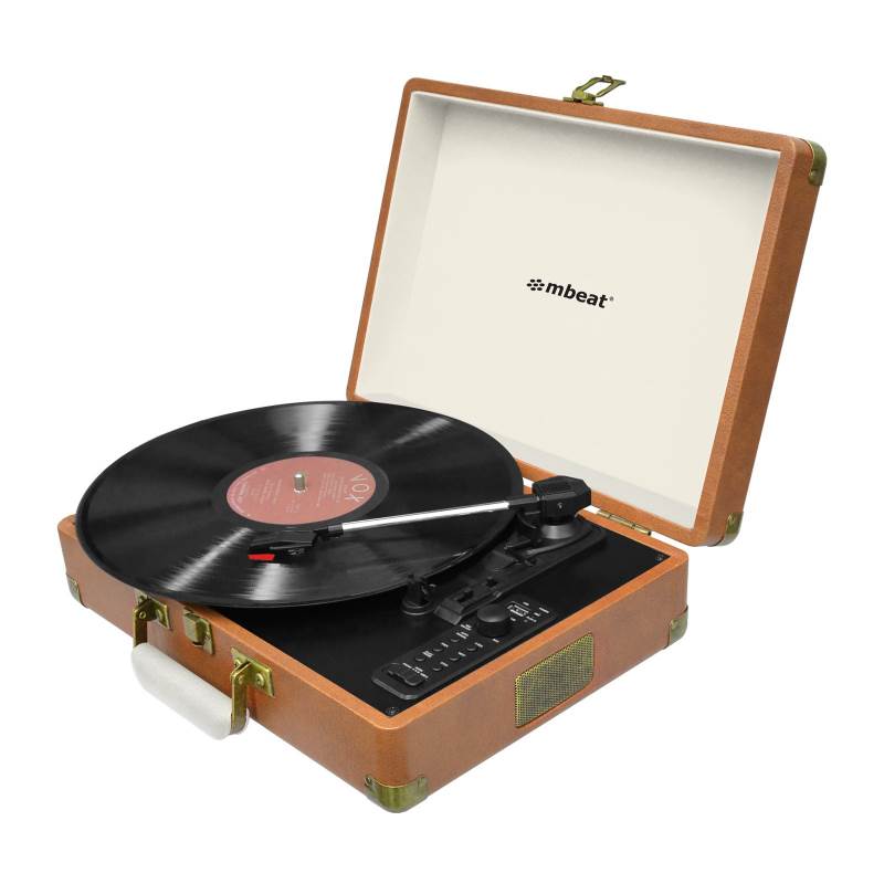 mbeat Retro Turntable Recorder with Bluetooth and USB Direct Recording(MB-USBTR128) - 1