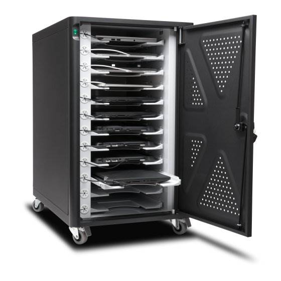 Kensington AC12 12 Bay Charging Cabinet for Chromebooks & Tablets(64415) - 2