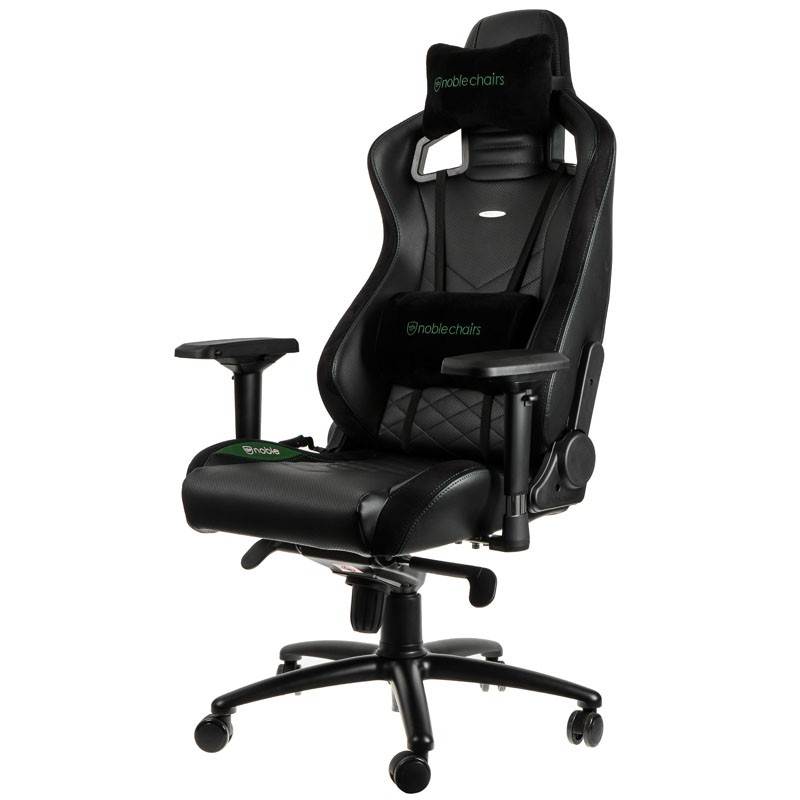 noblechairs EPIC Series Faux Leather Gaming Chair - Black/Green(NBL-PU-GRN-002) - 4