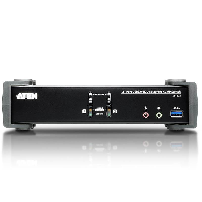 ATEN CS1922 2 Port USB 3.0 4K DisplayPort KVMP Switch(CS1922-AT-U) - 3