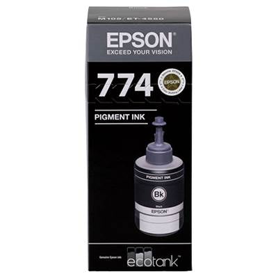 Epson T774 Black EcoTank Ink Bottle(C13T774192) - 1