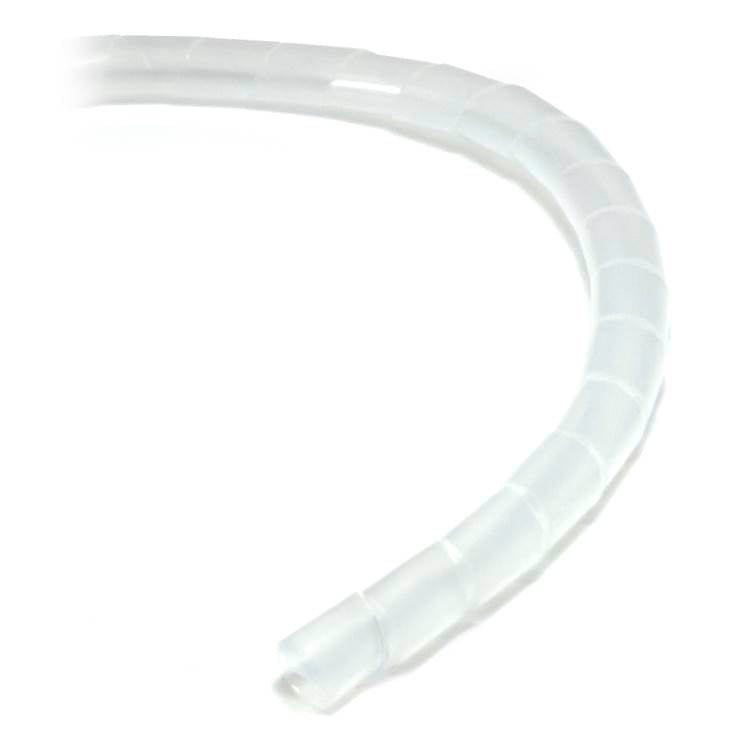 Ty-It 10m Spiral Cable Wrap for Cable Management - 10mm/White(SCW1010WHT) - 1