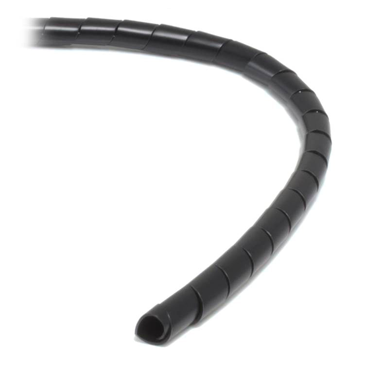 Ty-It 10m Spiral Cable Wrap for Cable Management - 10mm/Black(SCW1010BLK) - 1