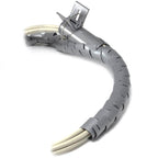 Ty-It 1.5m Zip Cable Wrap with Clip Tool Organiser - 20mm/Grey(ZCW201-5GRY) - 2