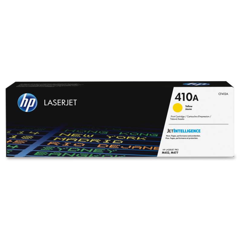 HP 410A Yellow Original LaserJet Toner Cartridge (CF412A)(CF412A) - 1